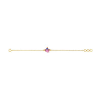 Cute Ganesha Kids Gold Bracelet Silver
