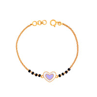 Heart In Heart Blackbeads Bracelet
