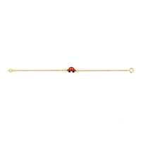 Red Car Kids Gold Bracelet