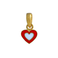 Heart In Heart Kids Gold Pendant