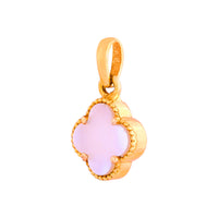 White Clover Kids Pendant in Gold