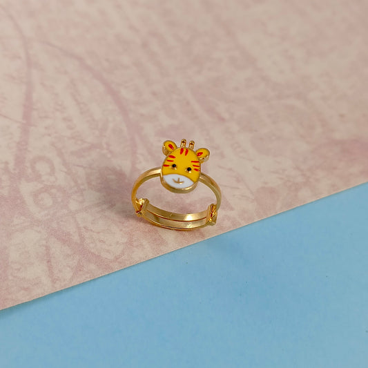 Adorable Giraffe Kids Gold Ring - Arista Jewels