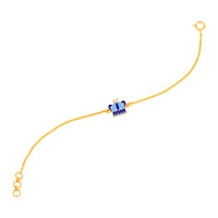 Polkie Blue Crown Bracelet