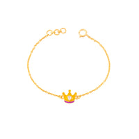 Polkie Yellow Crown Bracelet