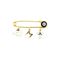 Personalised Letter Airplane Baby Pin