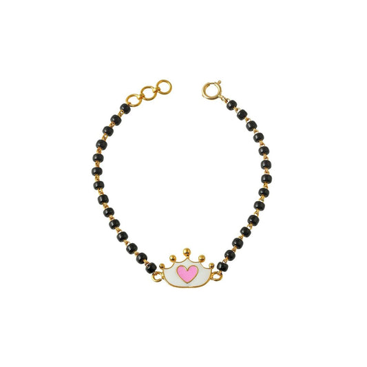 Silver Crown Heart kids Nazariya-Pair in Silver