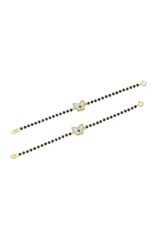 Butterfly Evil Eye KIds Gold Nazariya - Arista Jewels
