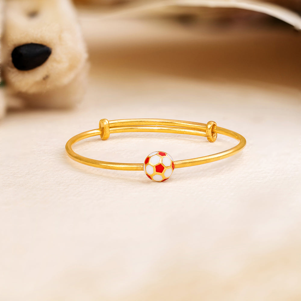 Football Silver Kada – For Little Champions - Arista Jewels