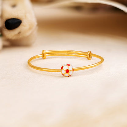 Football Silver Kada – For Little Champions - Arista Jewels