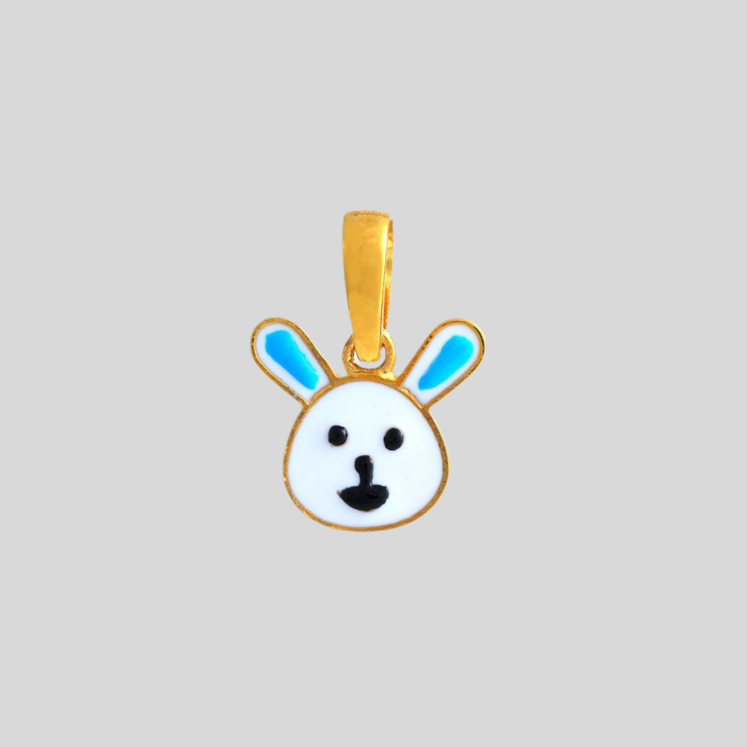 Rabbit Kids Gold Pendant - Arista Jewels