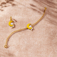 Teddy Moon Kids Jewelry Set in Gold Plated Silver
