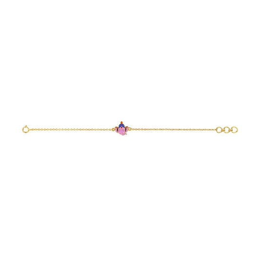 Cute Ganesha Kids Gold Bracelet in yellow gold
