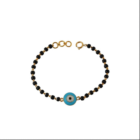 Silver Blue Evil eye Nazariya-Pair in Silver