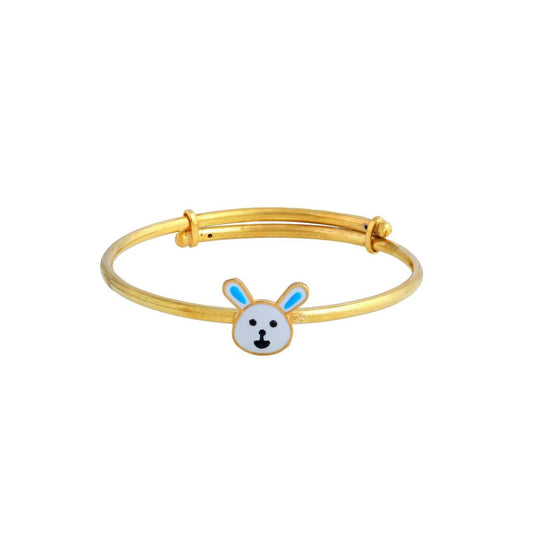 Cute Rabbit Kids Gold Kada - Arista Jewels