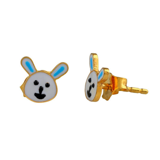 Rabbit Kids GoldEarring - Arista Jewels