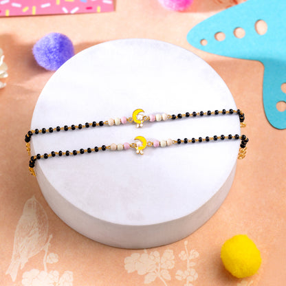Cuddle Me Moon Nazariya – Silver Gold Plated - Arista Jewels