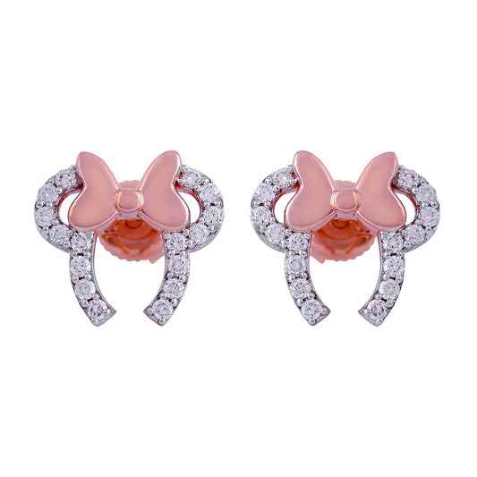 Minnie Bow Diamond Earrings - Arista Jewels