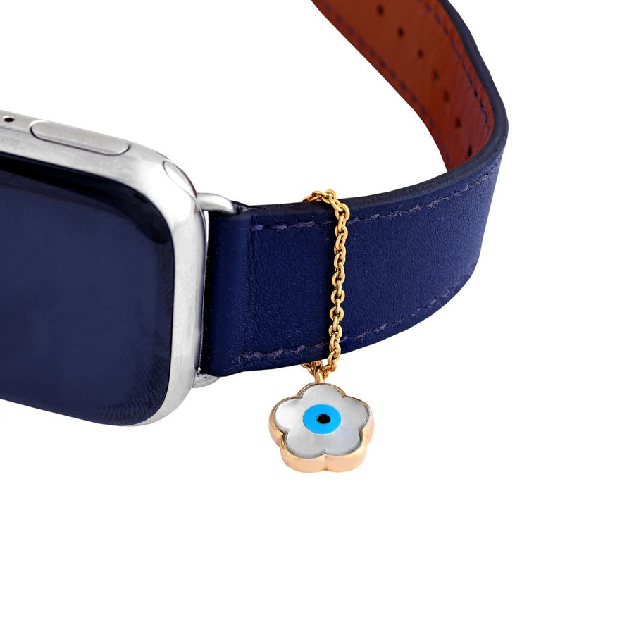 Flower Evil Eye Watch Charm - Arista Jewels