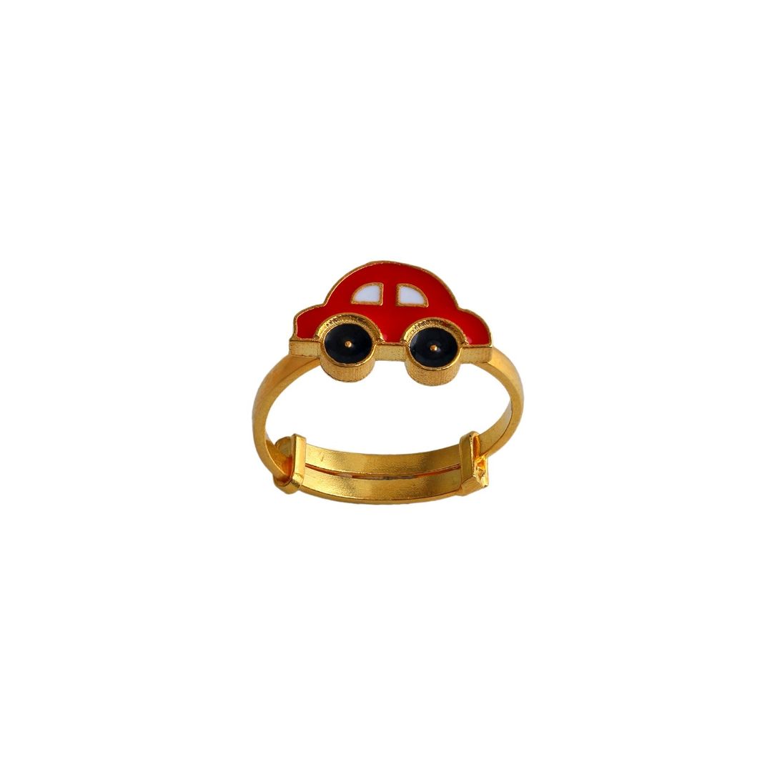 Red Car Kids Gold Ring - Arista Jewels