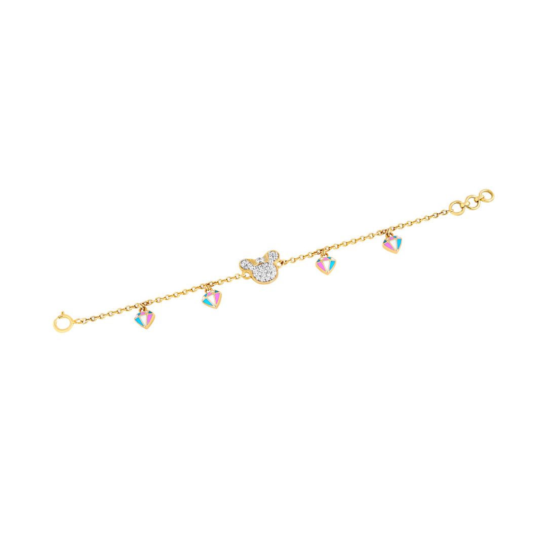 Minnie Mouse Charm Bracelet - Arista Jewels