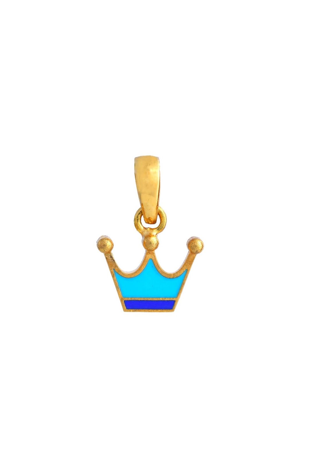 Crown Kids Gold Pendant - Arista Jewels