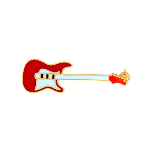Guitar Silver baby brooch - Arista Jewels
