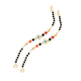 3 Colours Beads Nazariya Pair