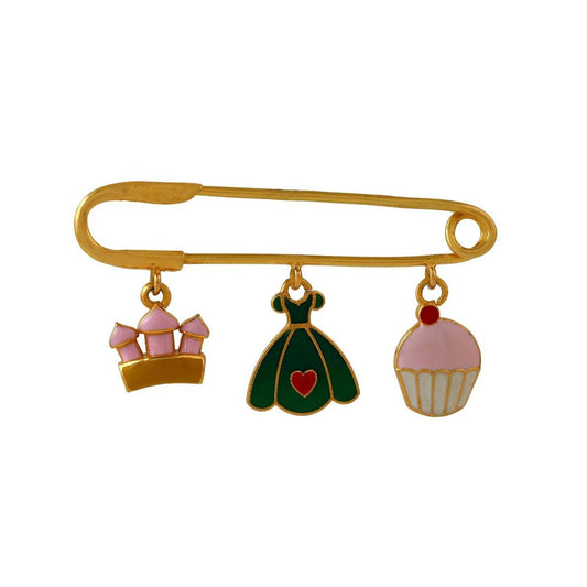 Cute Kids Gold Baby Pin - Arista Jewels