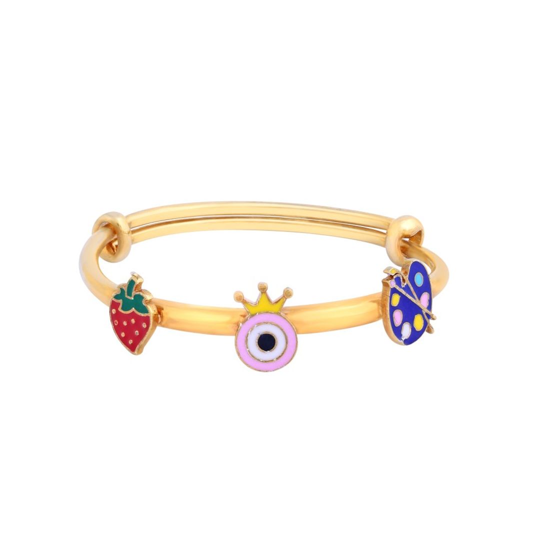 Artistic Adustable Silver Kada - Arista Jewels