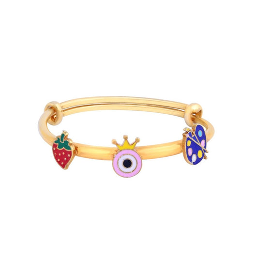 Artistic Adustable Silver Kada - Arista Jewels