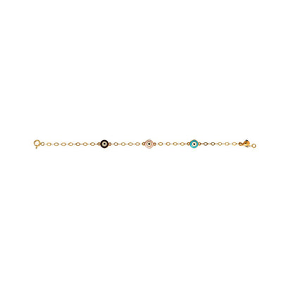 Multi Evil eye Bracelet - Arista Jewels