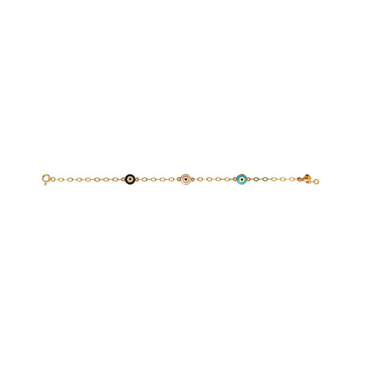 Multi Evil eye Bracelet - Arista Jewels