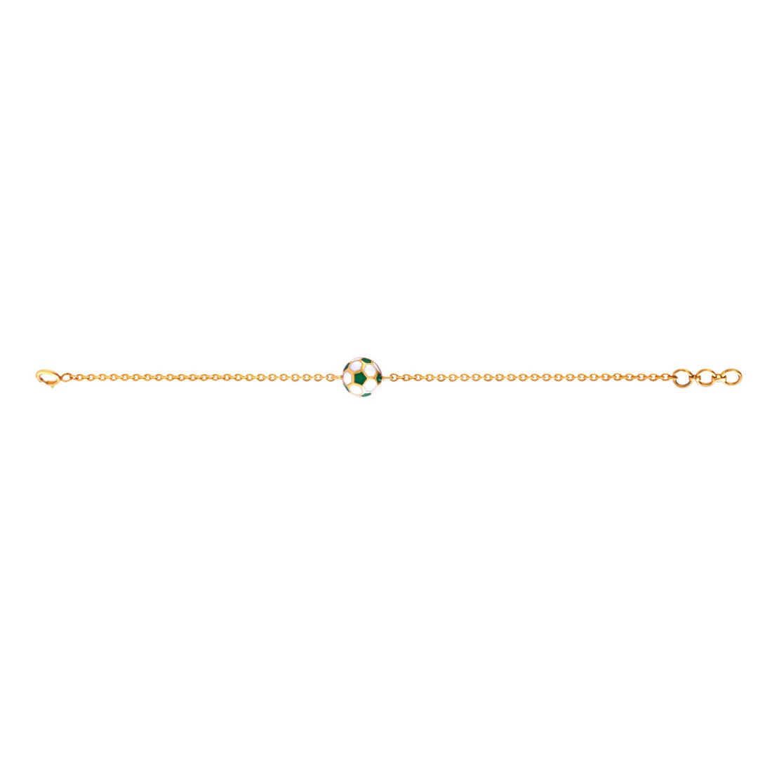 Green Football Bracelet - Arista Jewels