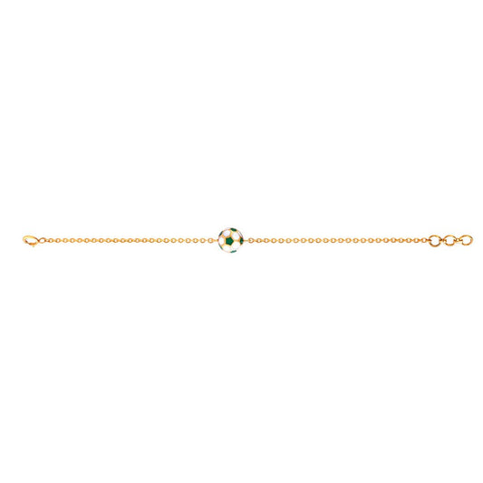 Green Football Bracelet - Arista Jewels