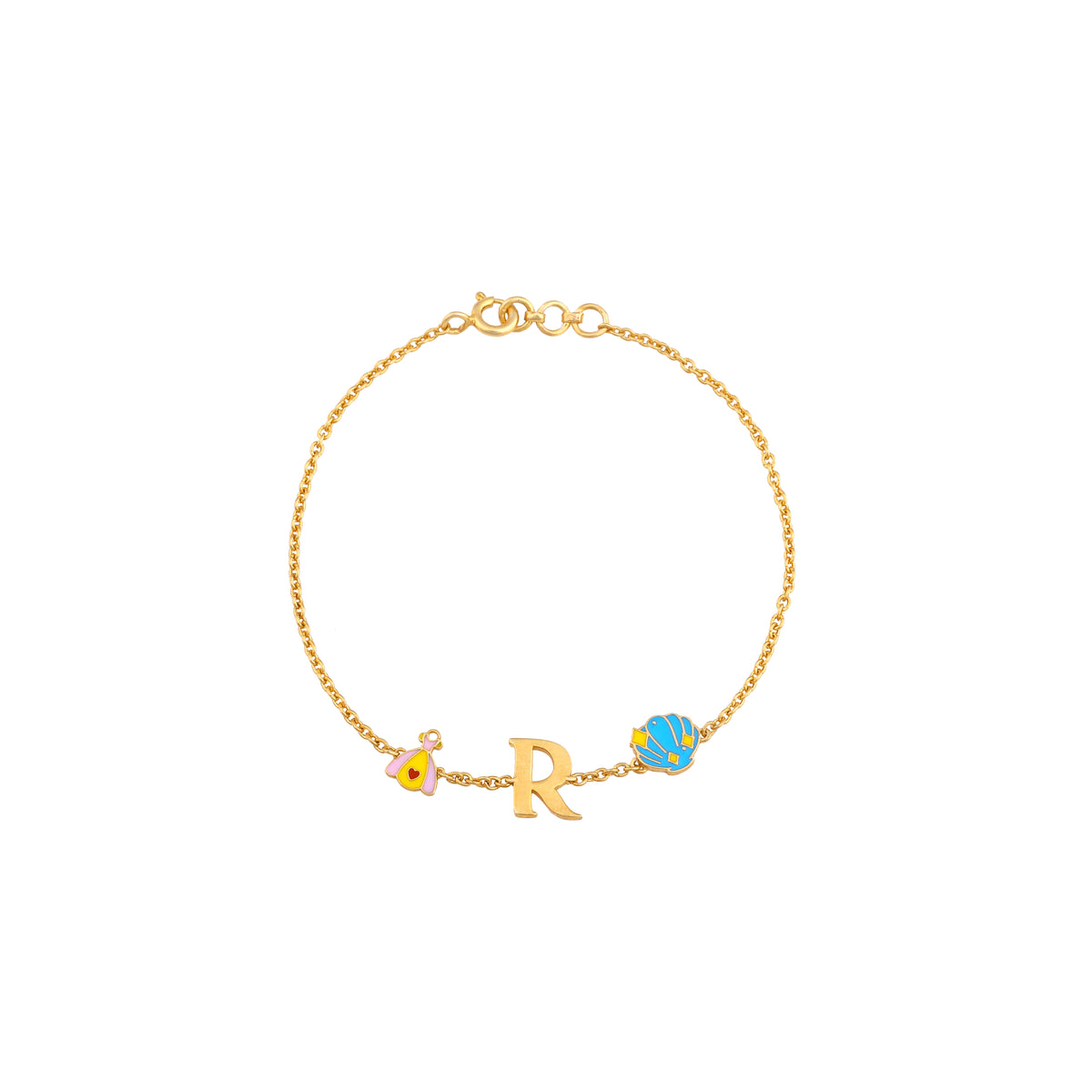 Dress Letter R bracelet - Arista Jewels