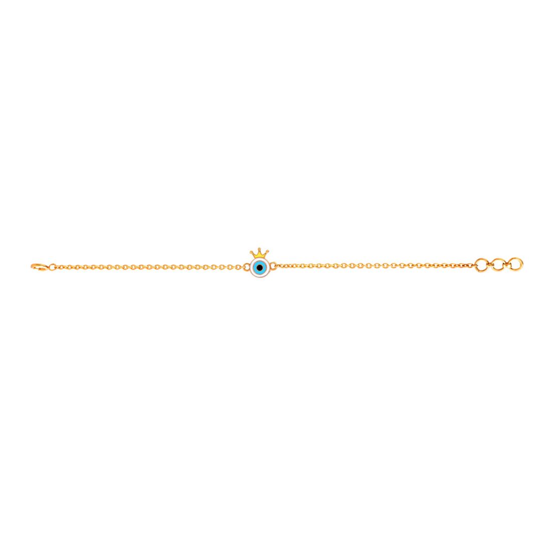 Evil Eye Crown Bracelet