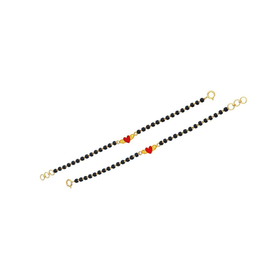 Heart Wings Kids Nazariya-Pair in yellow gold