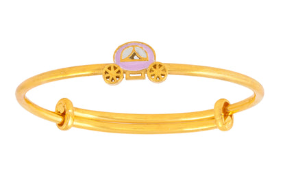 Carriage Silver Kada – Princess Fairytale Charm - Arista Jewels