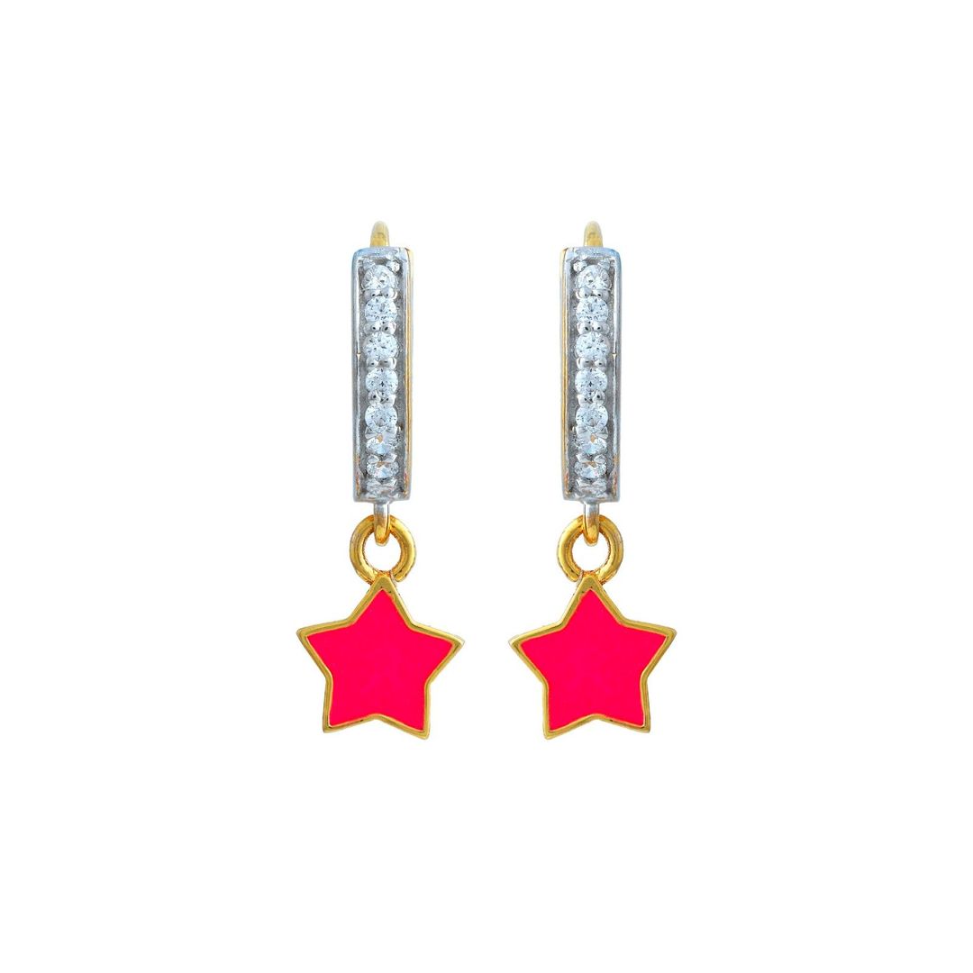 Pink Star Kids Gold Bali - Arista Jewels