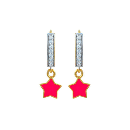 Pink Star Kids Gold Bali - Arista Jewels