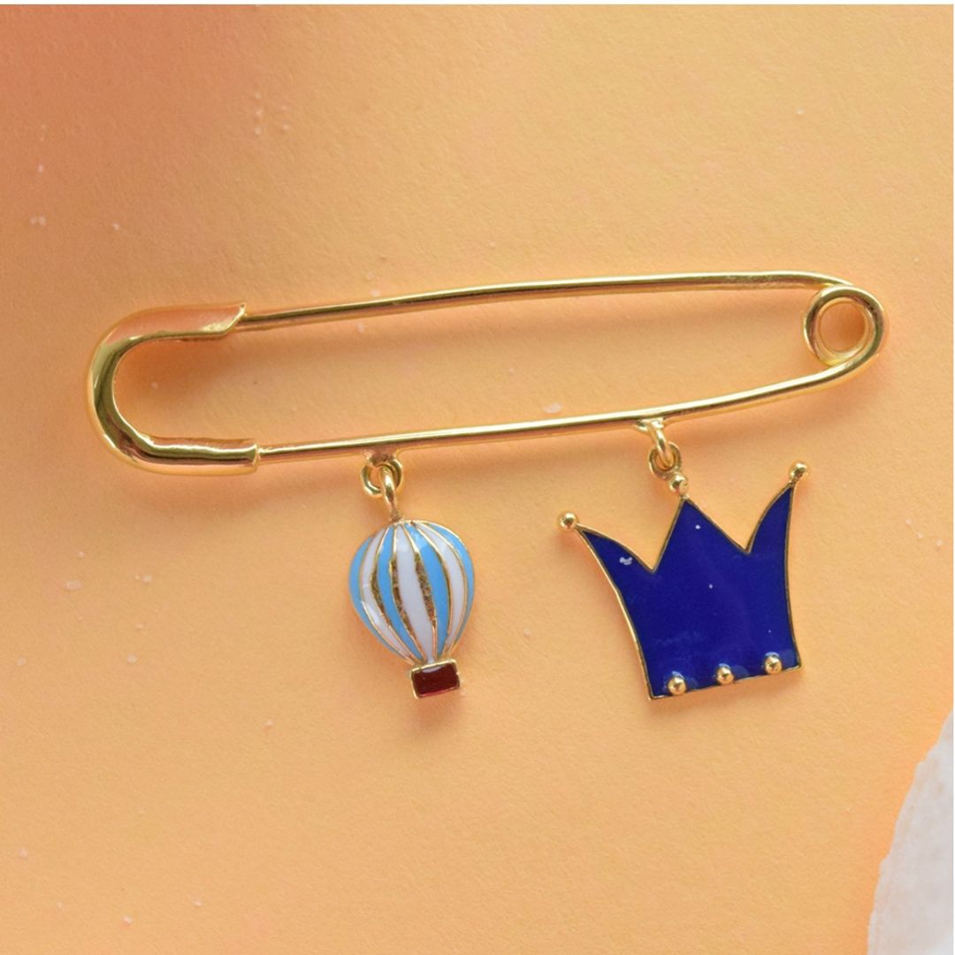 All Blue Babay Pin - Arista Jewels
