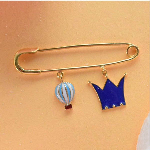 All Blue Babay Pin