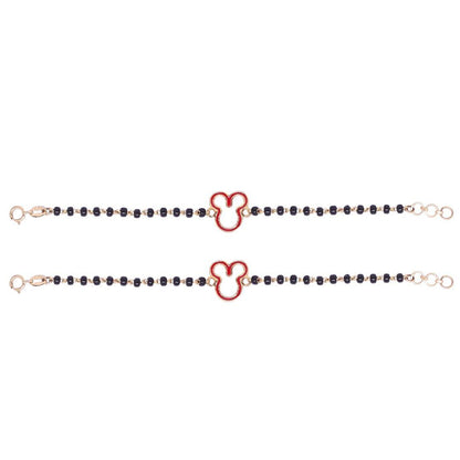 Silver Mickey Outline Nazariya-Pair in Silver