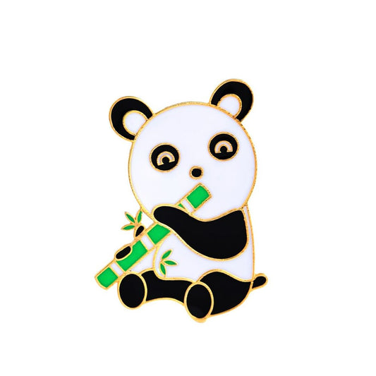 Panda baby brooch - Arista Jewels