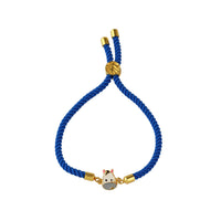 Cow Push Pull Silver Rakhi