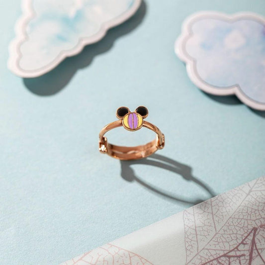 Cute Mickey Kids Gold Ring - Arista Jewels