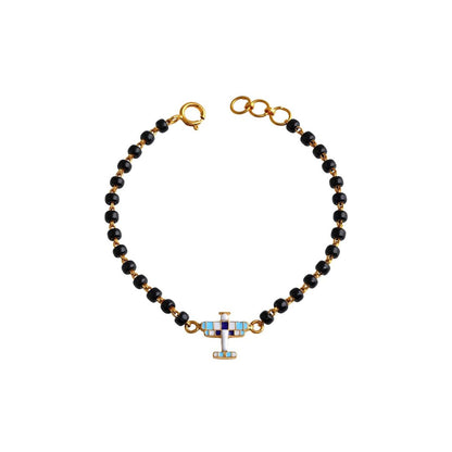 Silver Airplane kids Nazariya-Pair in Silver