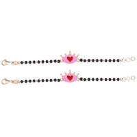 Crown Heart Nazariya-Pair in Silver