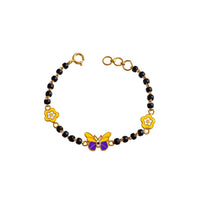 Butterfly And Flowers kids Nazariya-Pair in Silver
