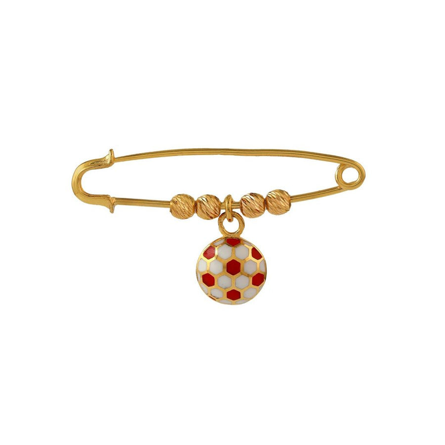 Football Kids Gold Pin - Arista Jewels